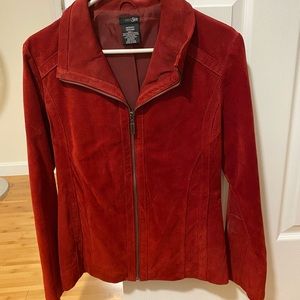 red jacket